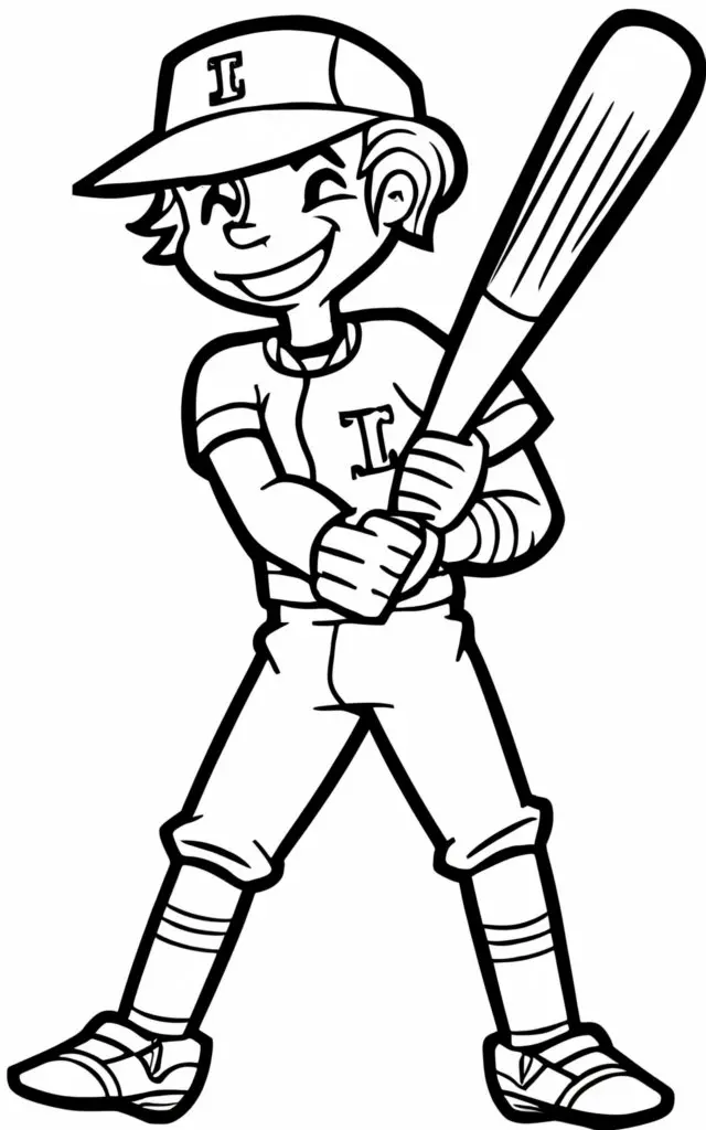 Baseball-Bat-Coloring-Pages