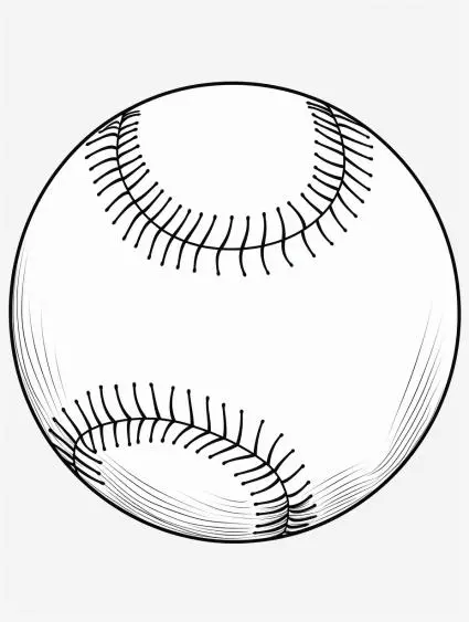 Baseball-Coloring-Page