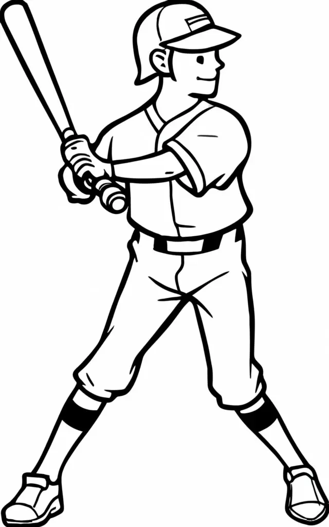 Baseball Bat Coloring Pages For Kids: Fun & Free Printable ...