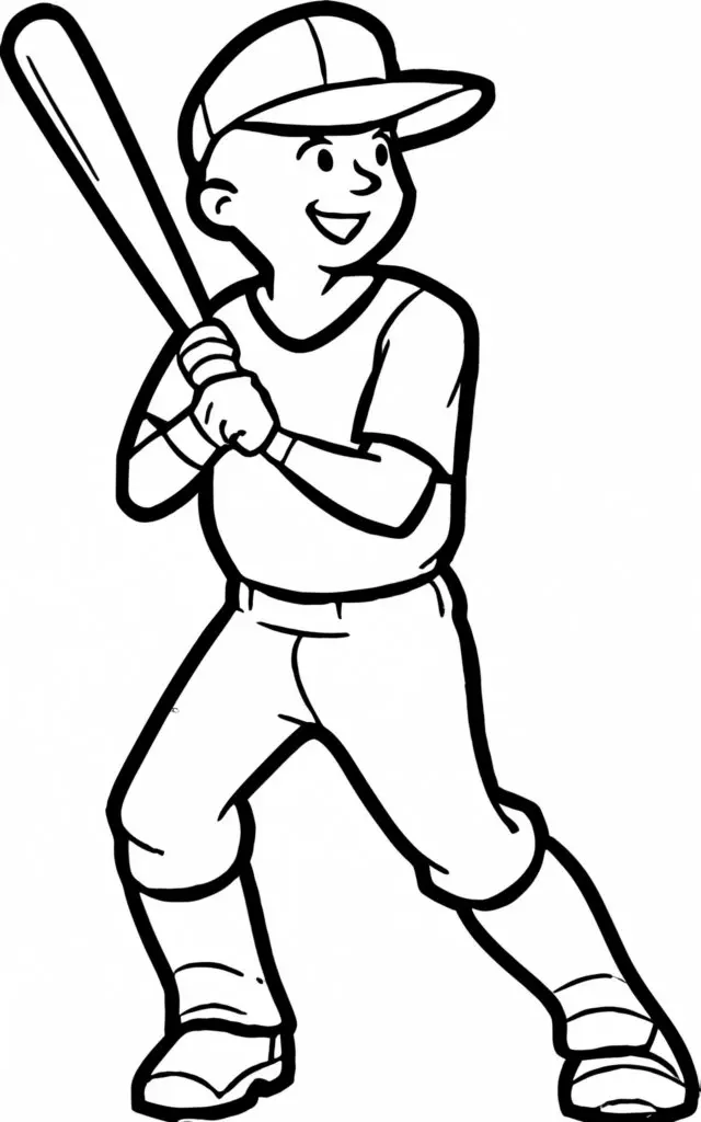 Baseball Bat Coloring Pages For Kids: Fun & Free Printable ...