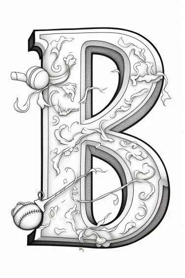 Baseball-Logo-Coloring-Page