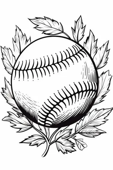 Baseball-Logo-Coloring-Page