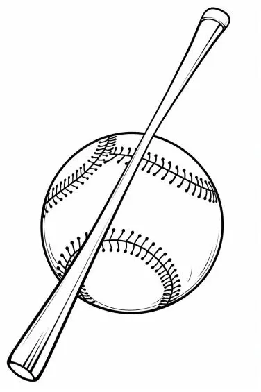 Baseball-Logo-Coloring-Page