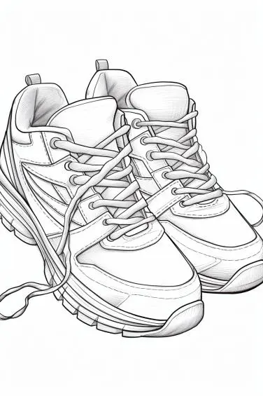 Baseball Shoe Coloring Pages For Kids: Fun & Free Printable ...