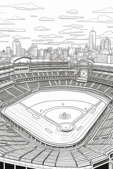 Baseball-Stadium-Coloring-Page