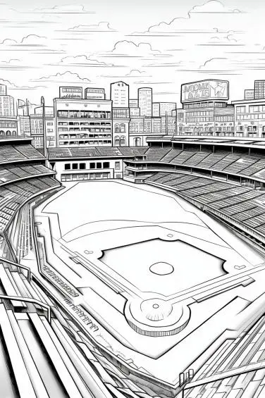 Baseball-Stadium-Coloring-Page