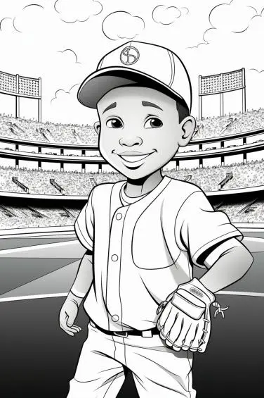 Baseball-Character-Coloring-Pages