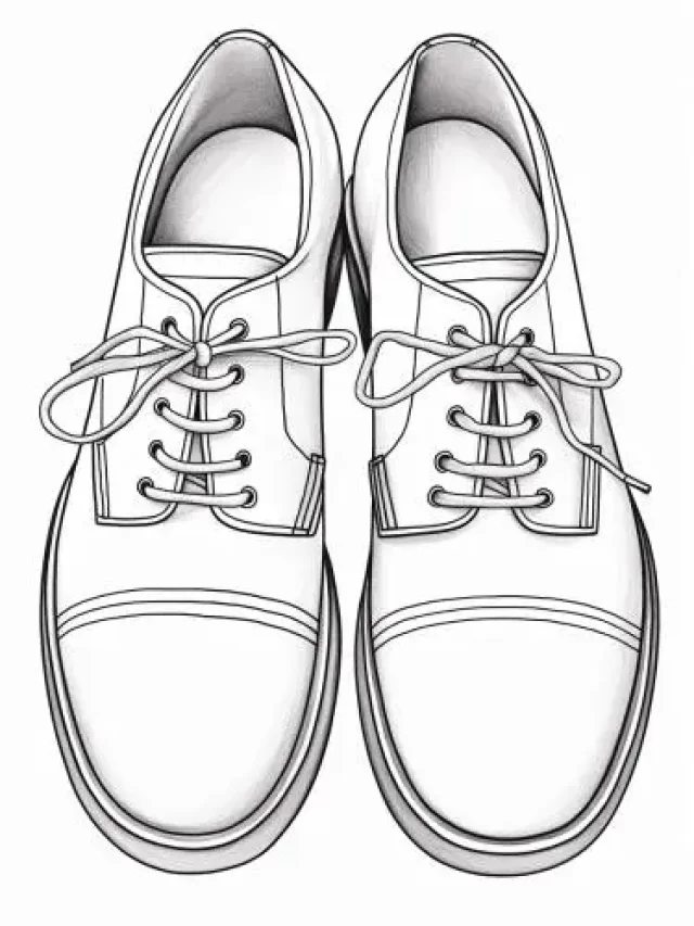 Baseball shoe Coloring Pages for Kids