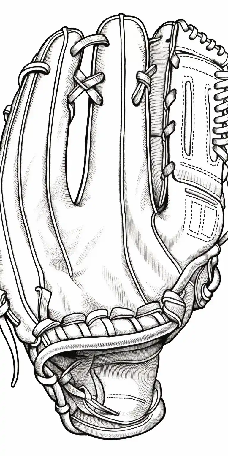 baseball-glove-coloring-pages