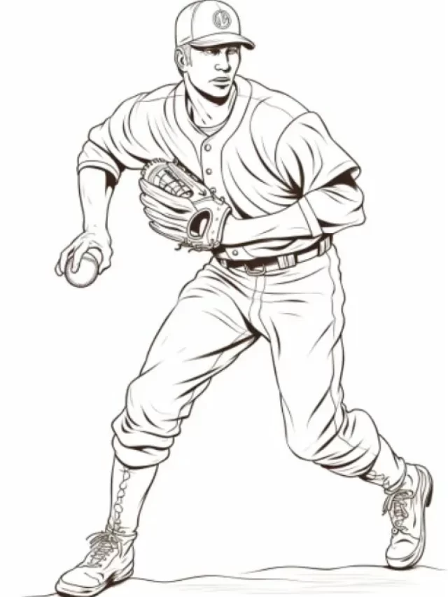 Fun Baseball Pitcher Coloring Pages for Kids | Let’s Color the Game!