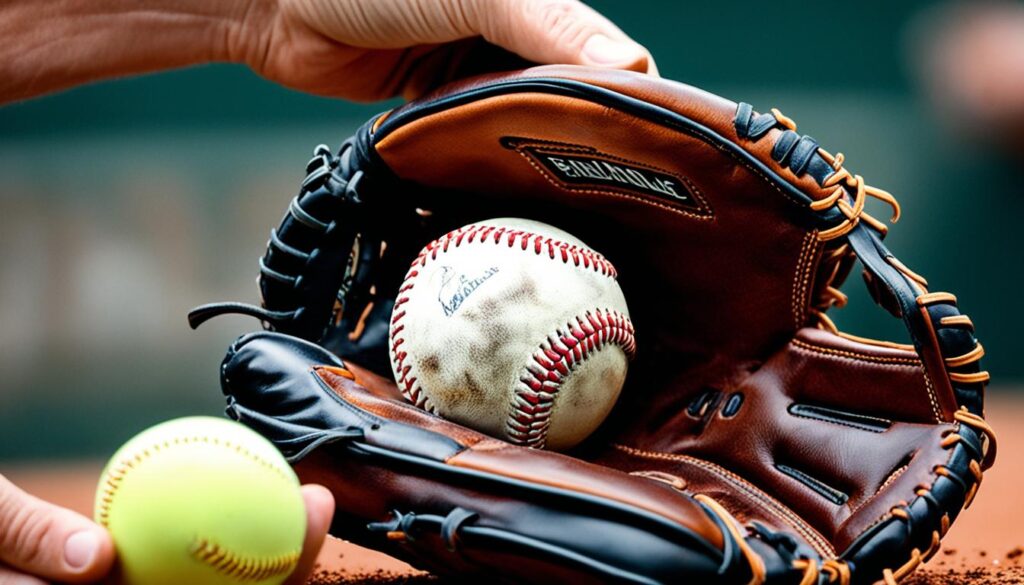 how to break in a baseball glove