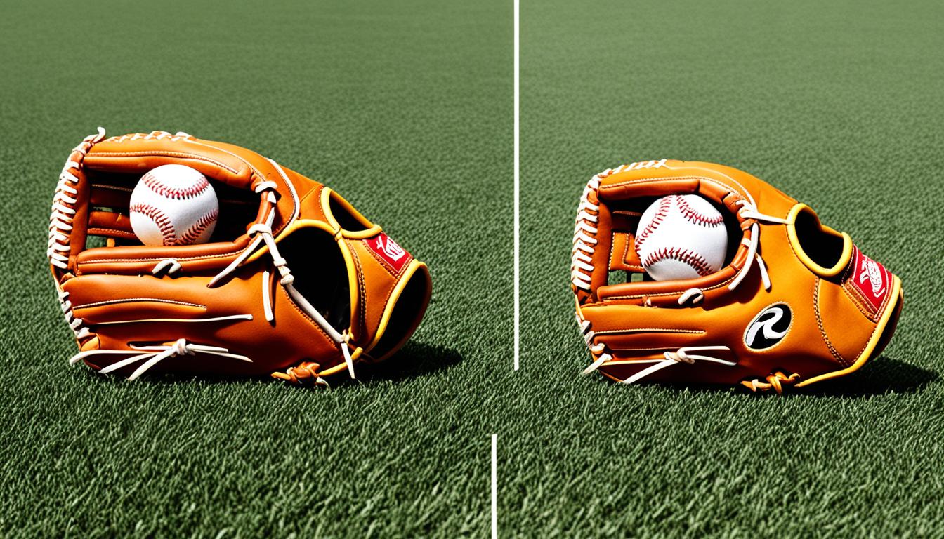 softball glove vs baseball glove